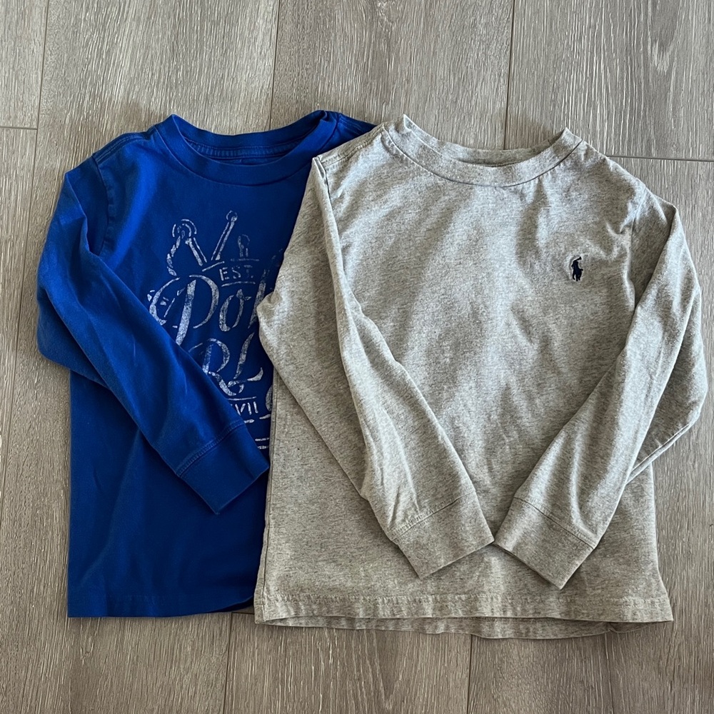 Bundle of 2 Polo Ralph Lauren Long Sleeve T-Shirts
